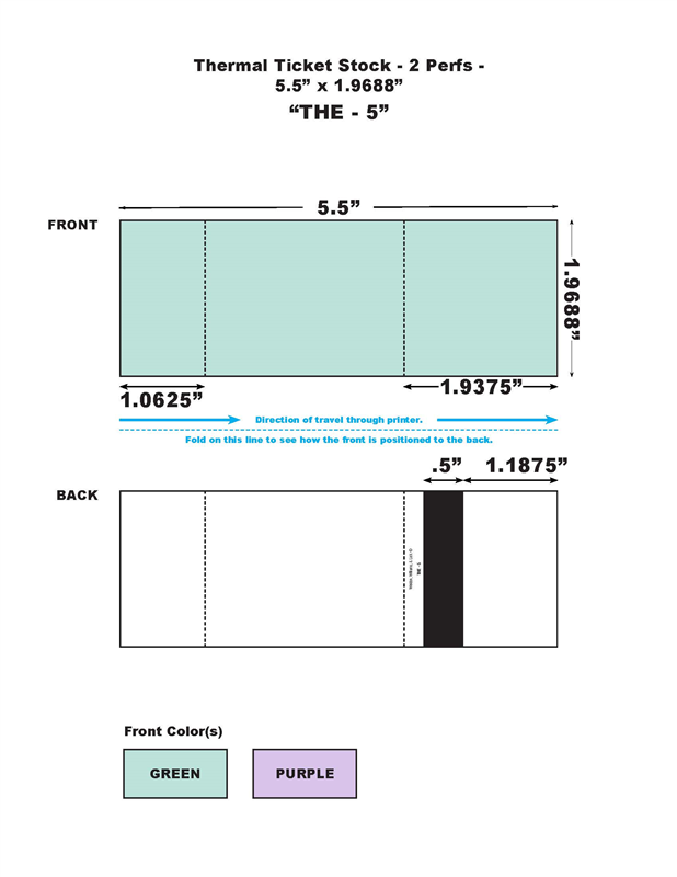 $39.91 for 1,000 Pre-printed Ticketmaster Thermal Ticket Design, 2 x 5.625
Part Number: THE-2