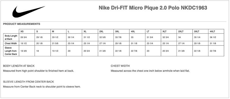 Nike Dri-Fit Micro Pique 2.0 Tall Polo