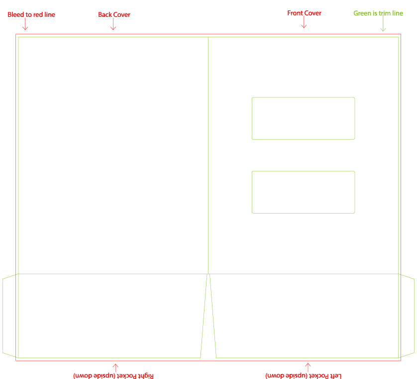 9 X 12 Presentation Folder template